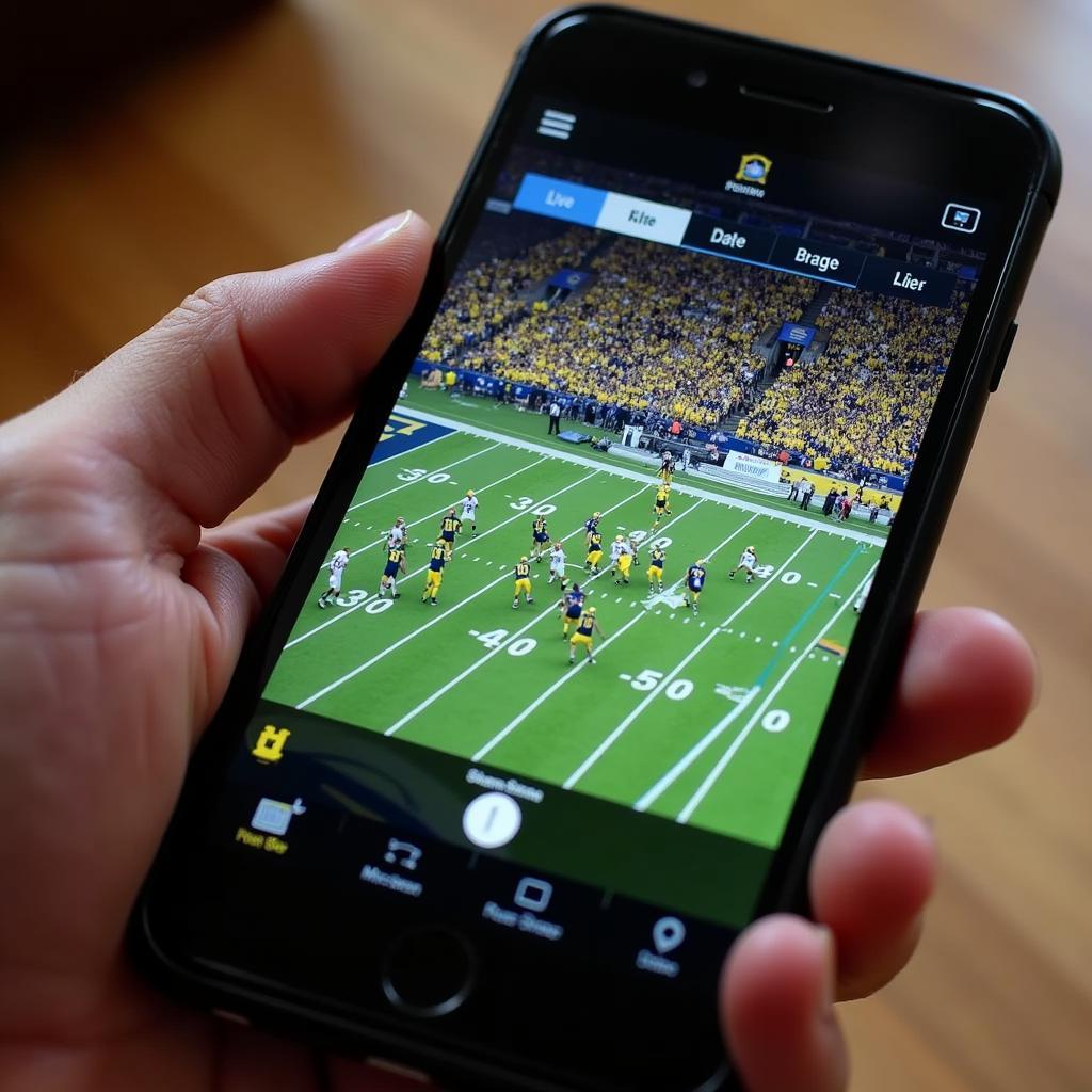 Watching Michigan Wolverines Football Live on Mobile