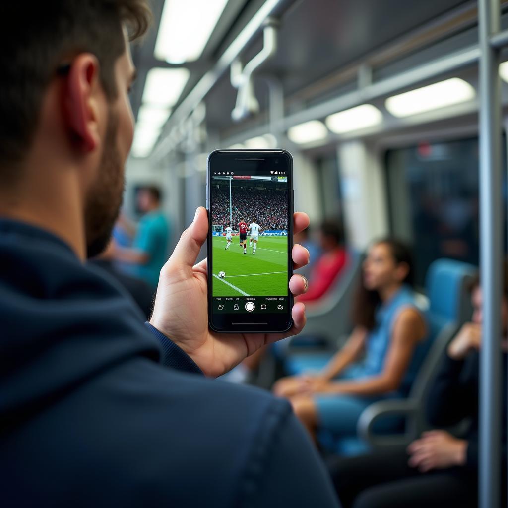 Mobile Football Live Streaming On-the-Go