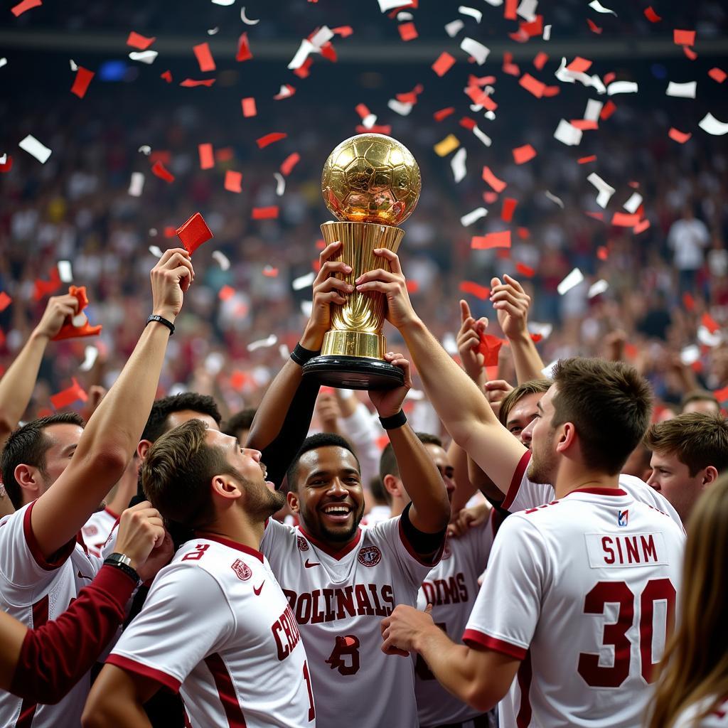 National Championship Trophy Celebration