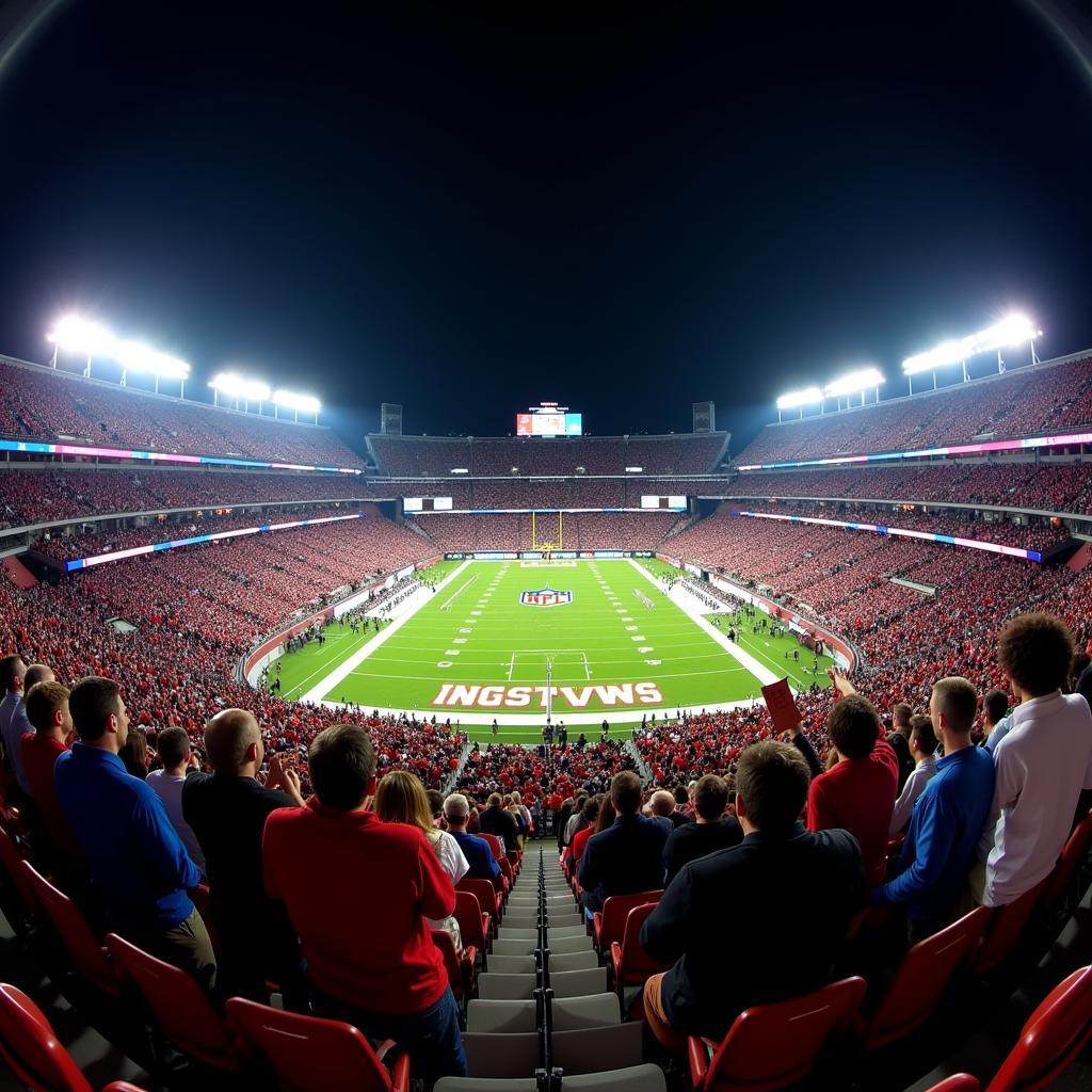 NFL Thursday Night Football Stadium Crowd