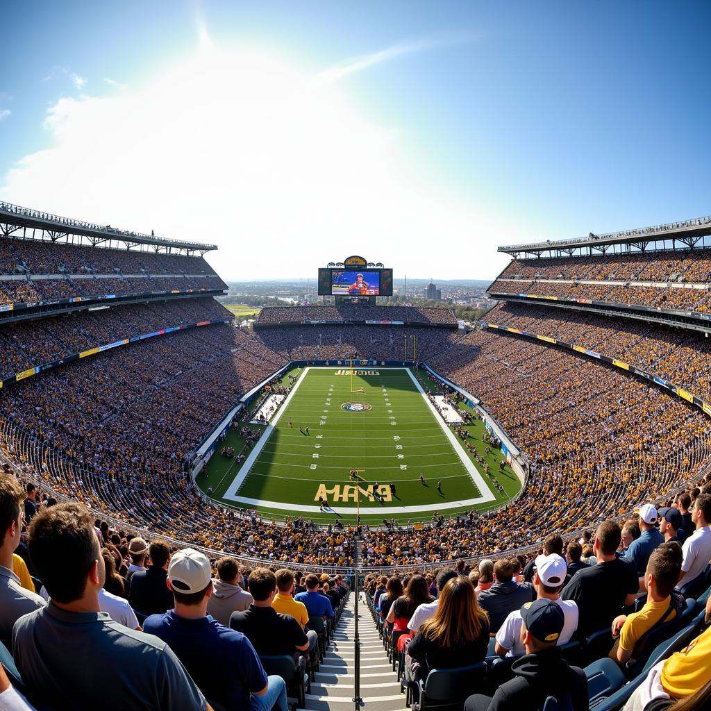 Notre Dame Stadium on Game Day