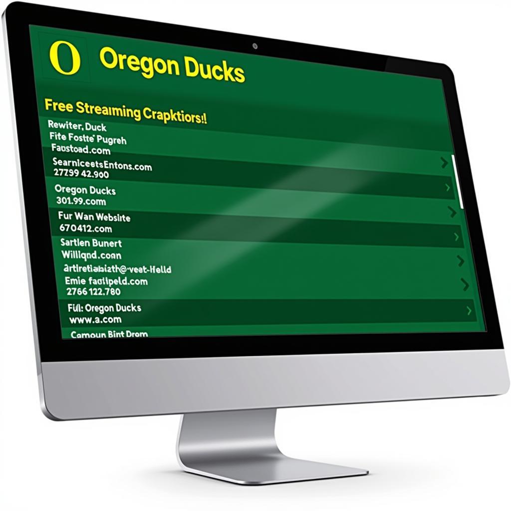 Exploring Free Oregon Ducks Football Live Stream Options