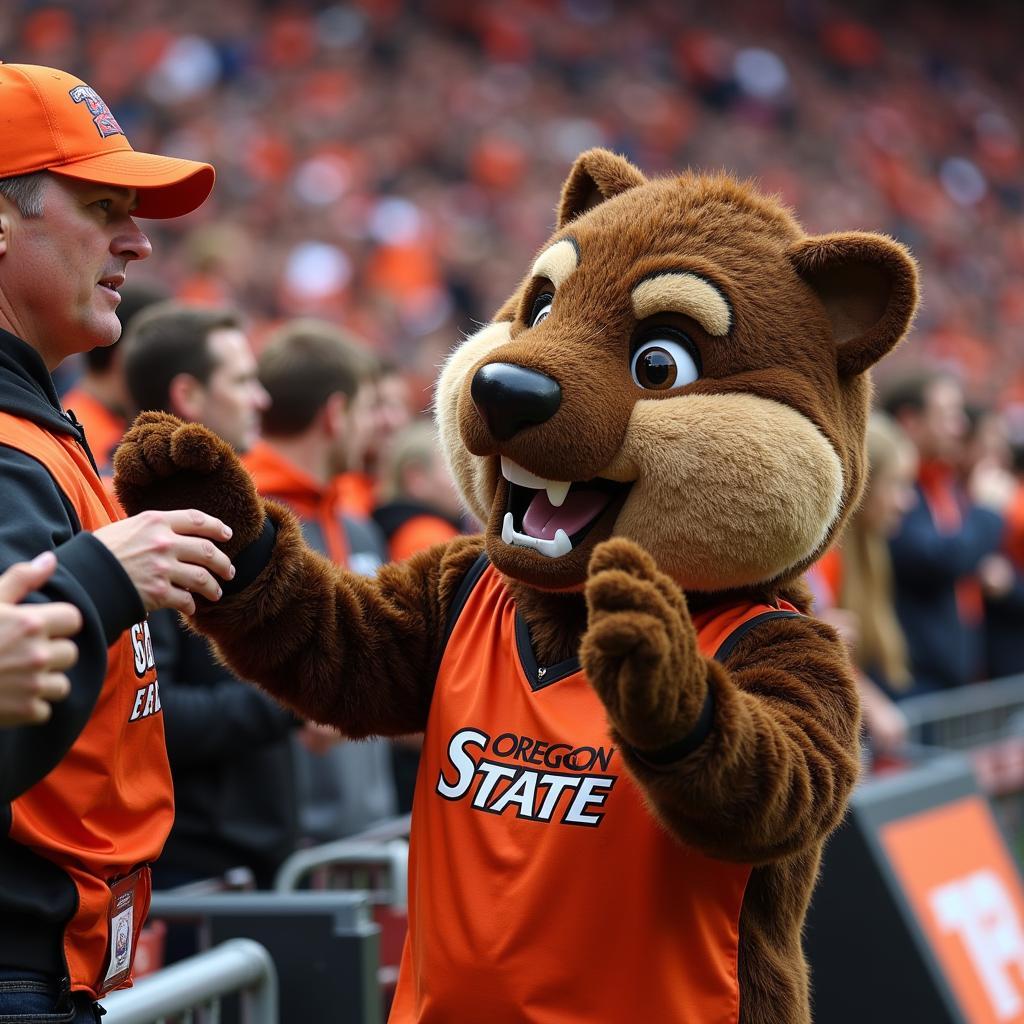 Oregon State Football Benny the Beaver