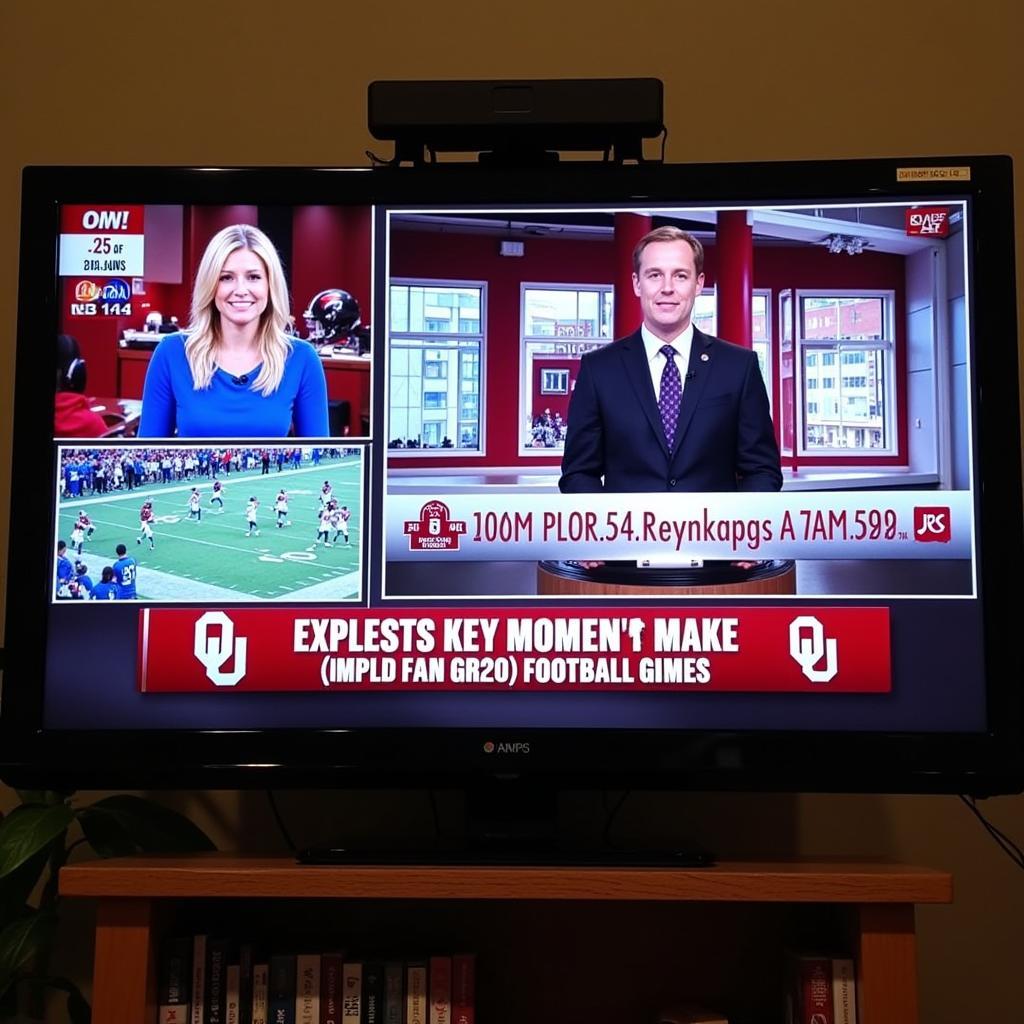 OU Football Post-Game Analysis on TV