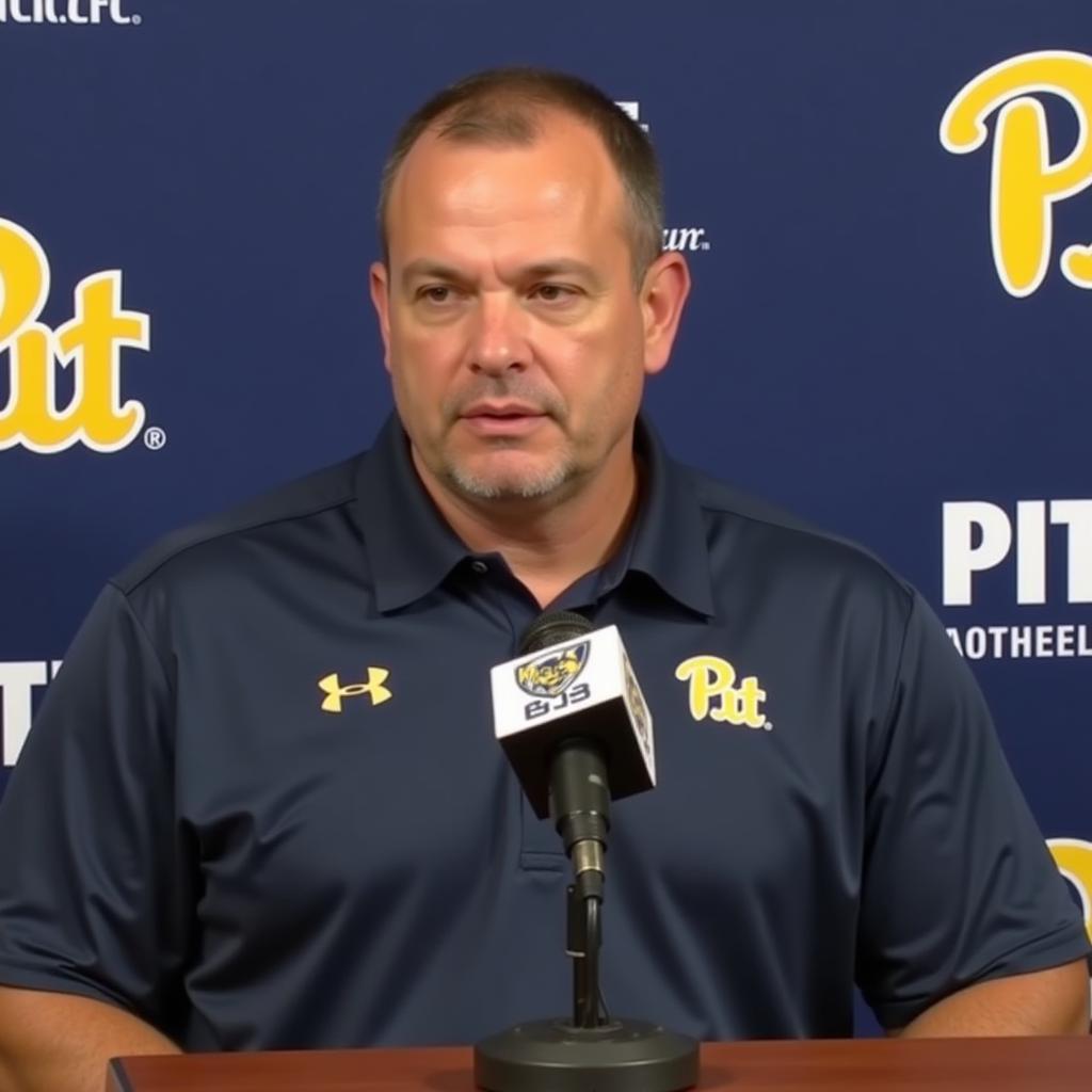 Pitt Football Coach Press Conference