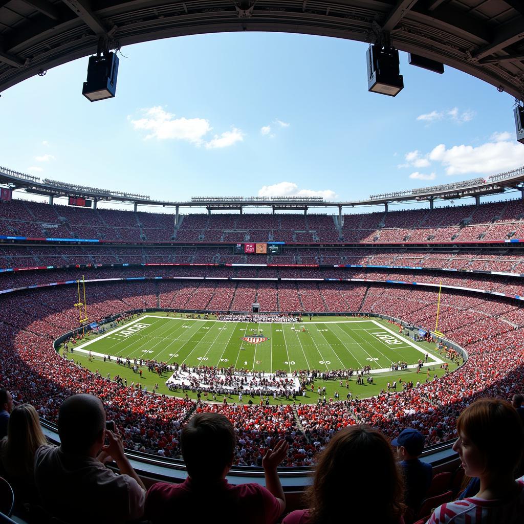 Professional Football Stadium in Texas