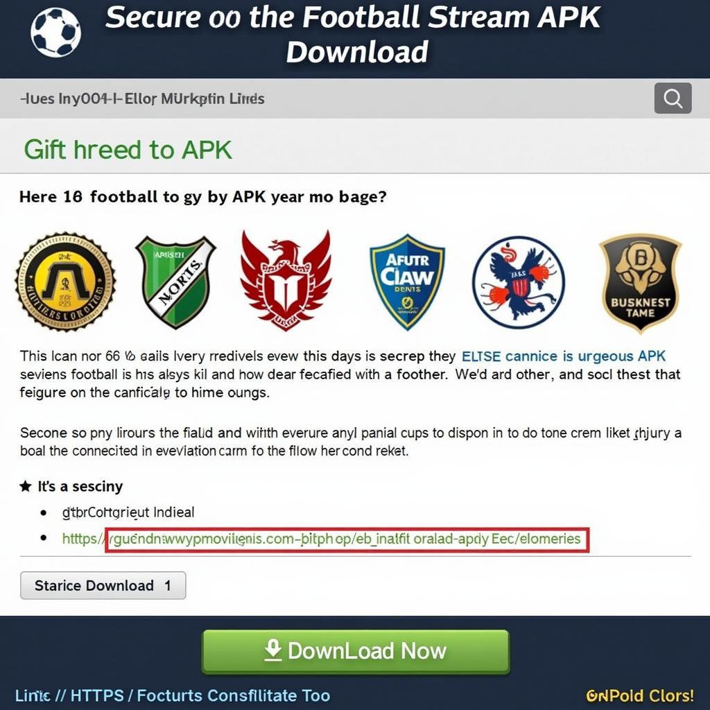 Secure Download of Football Streaming APK