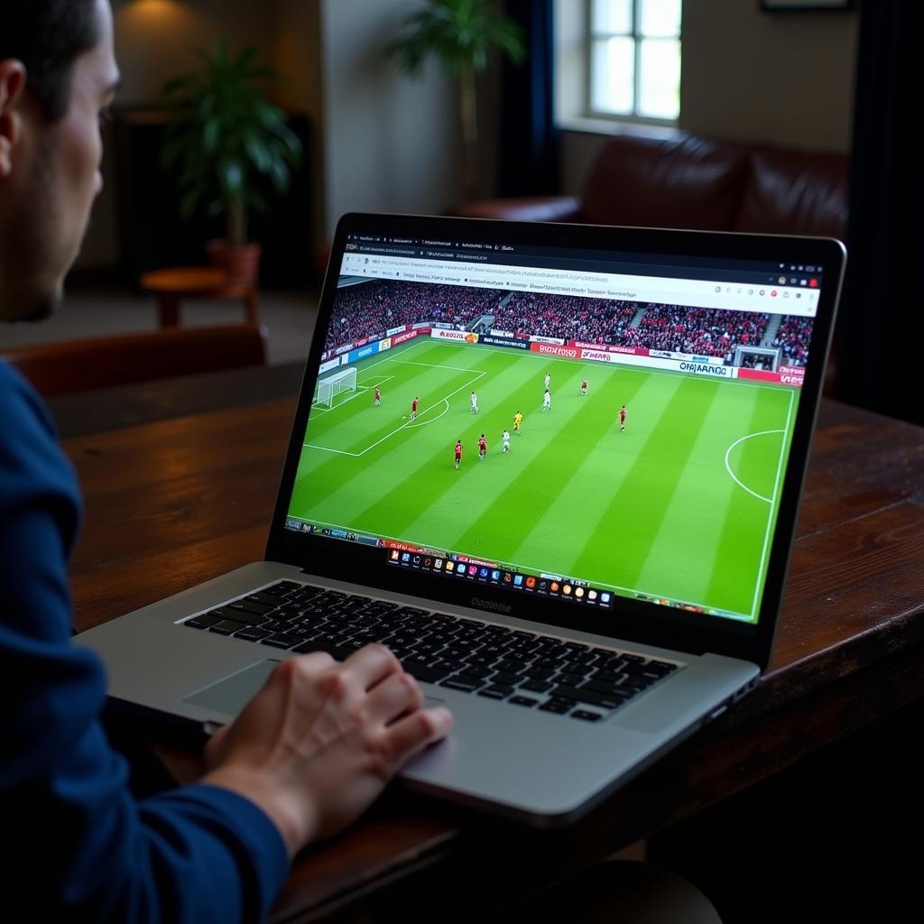 Secure Live Football Streaming on a Laptop