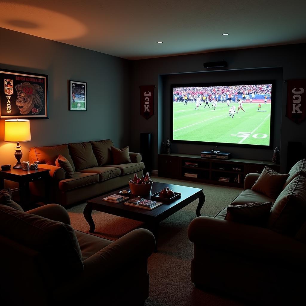 Setting Up a Home Theater for CIS Football