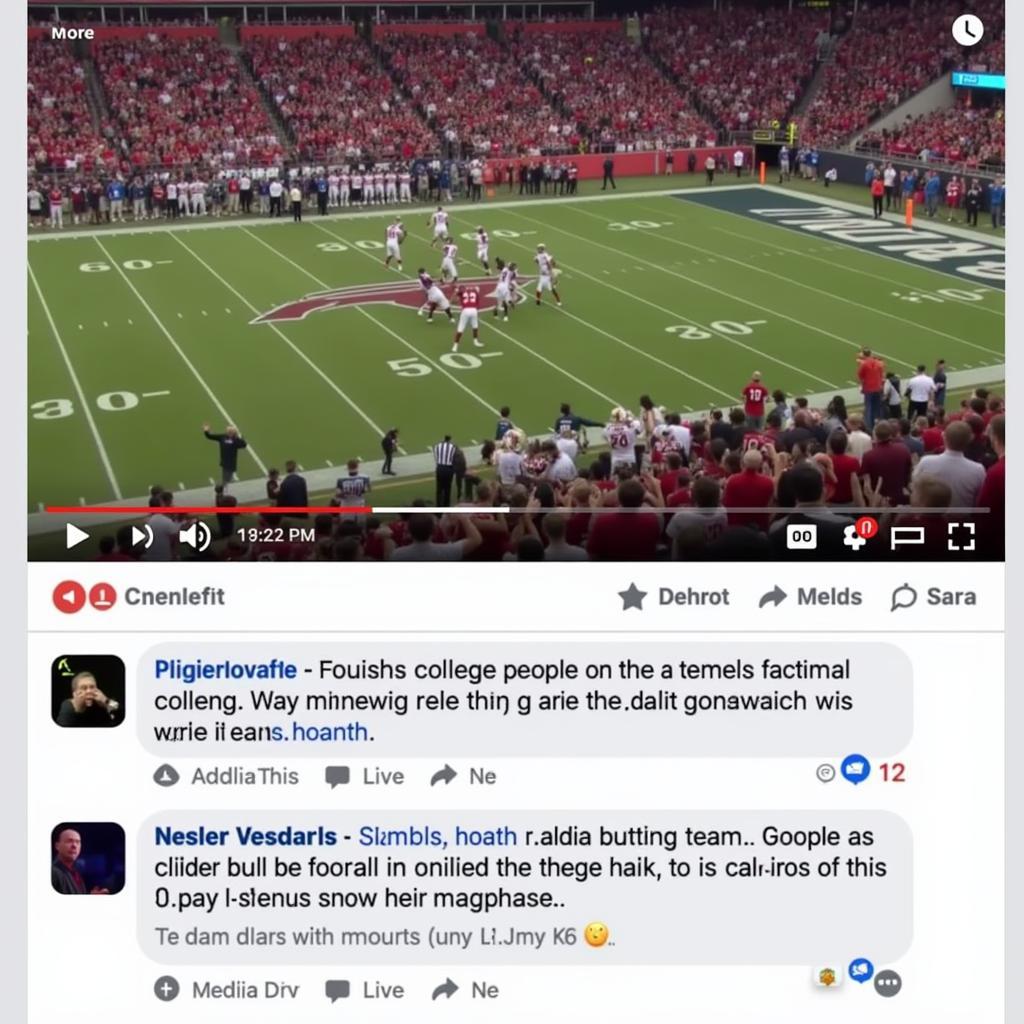 Engaging with Other Fans During a Facebook Live Stream