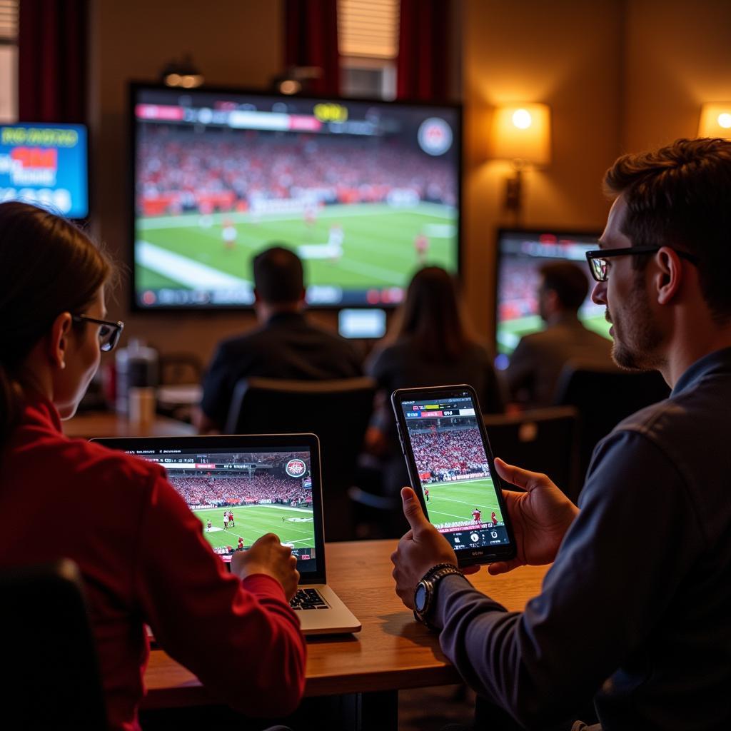 Streaming the Forty Niners Game on Multiple Devices