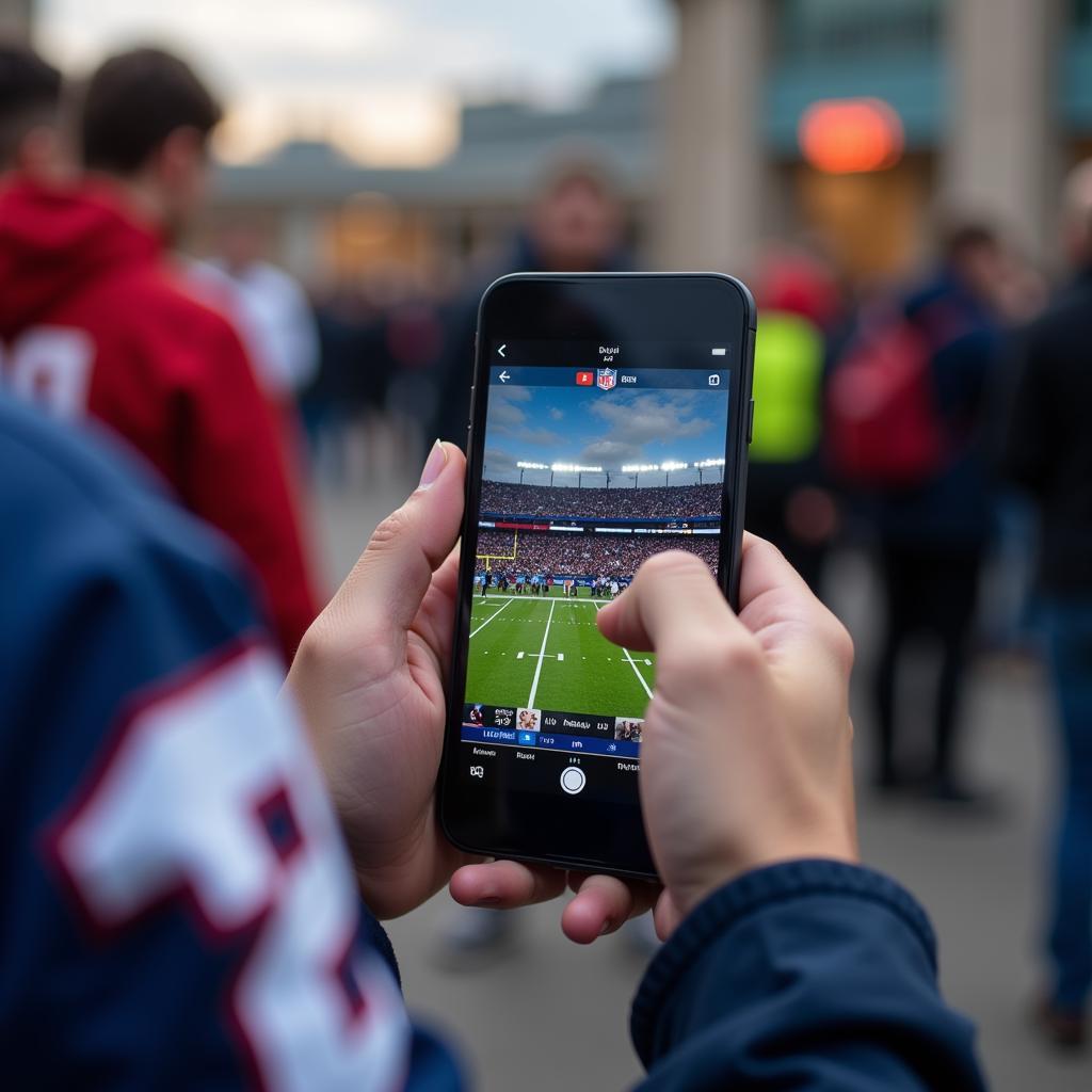 Streaming NFL Games on Mobile Device