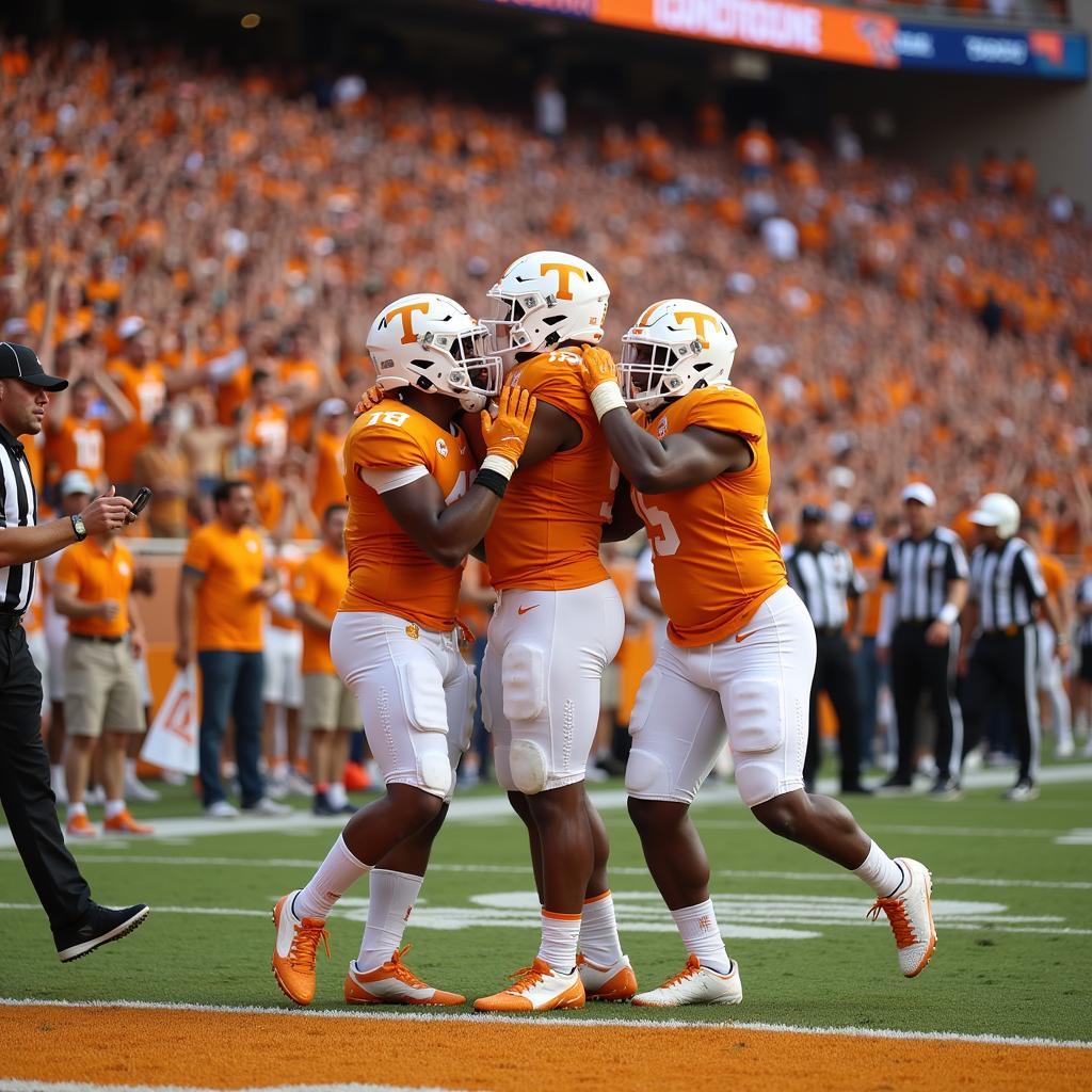 Tennessee Football Game Celebration