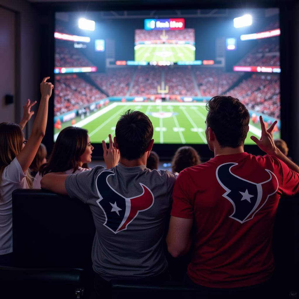 Texans Fans Engaging on Facebook Live