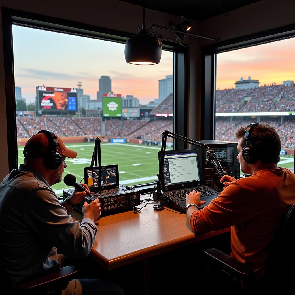 University of Texas Football Live Radio Broadcast