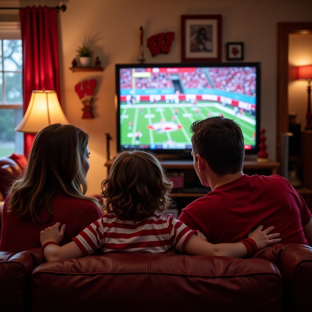 Watching Badgers Football Live on TV