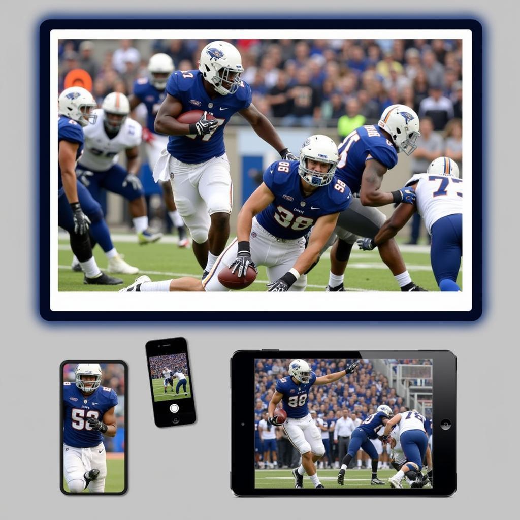 Watching Butler Football on Mobile