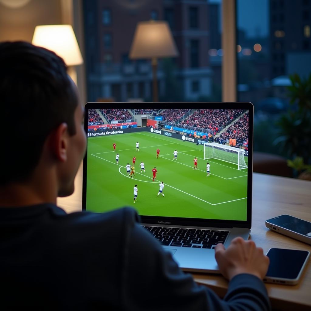 Watching football live for free online