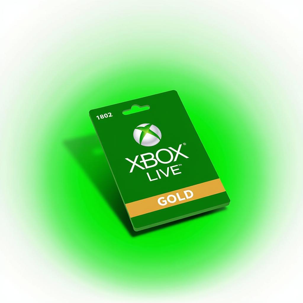 Xbox Live Gold Subscription Card