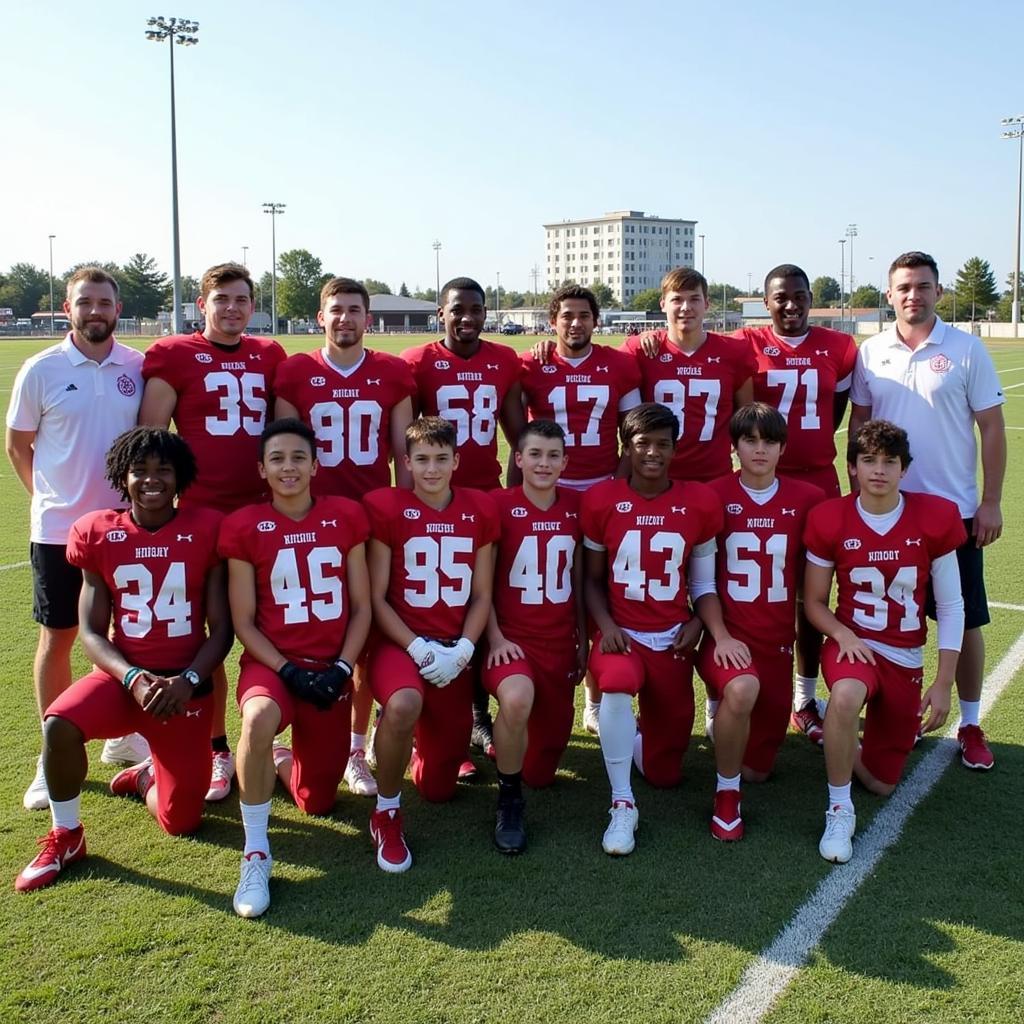 2019 Harker Heights Knights Football Team Photo