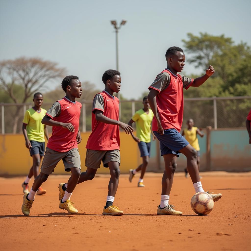 African Youth Football Training