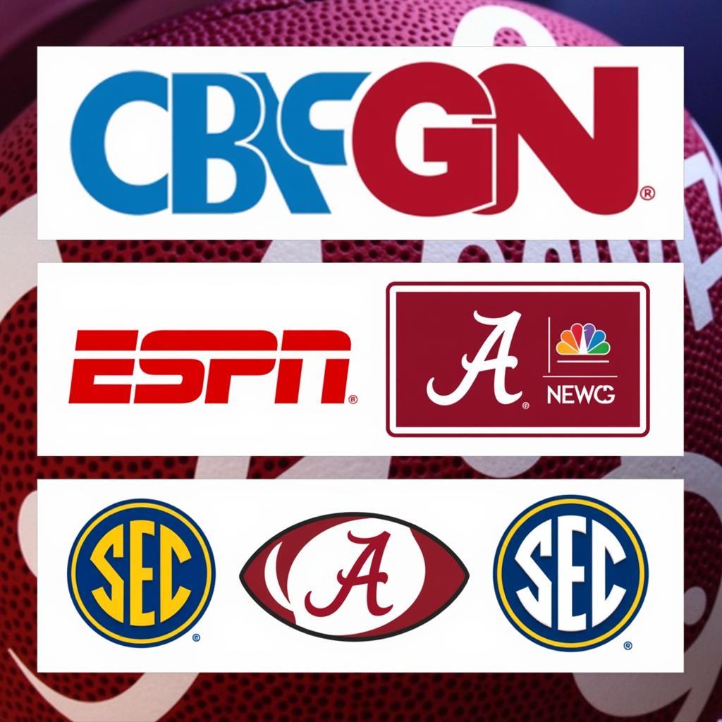 Alabama Football Live Broadcast TV Options