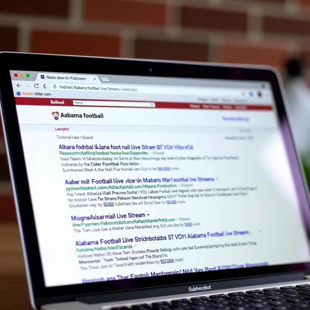 Searching for Alabama Football Live Streams on Reddit