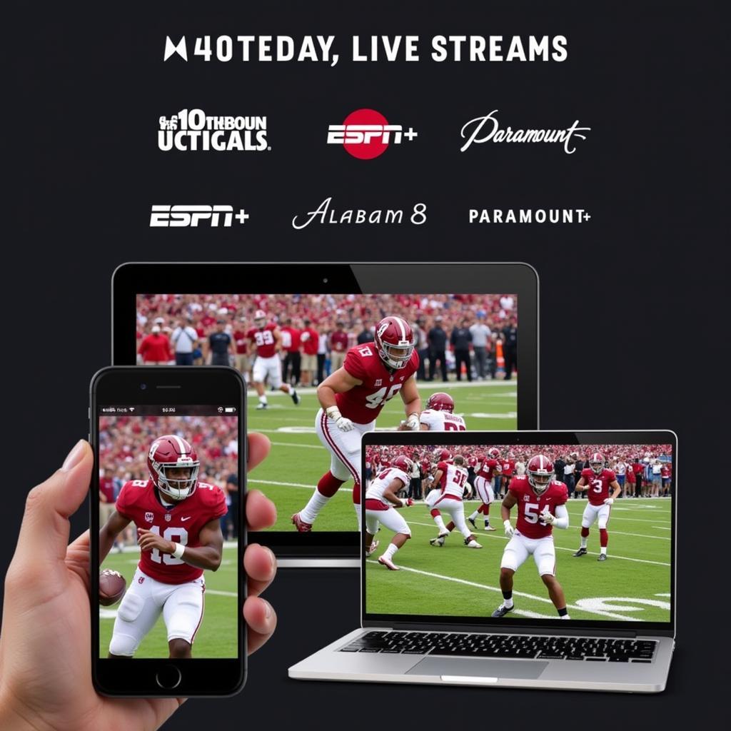 Alabama Football Live Streaming Options