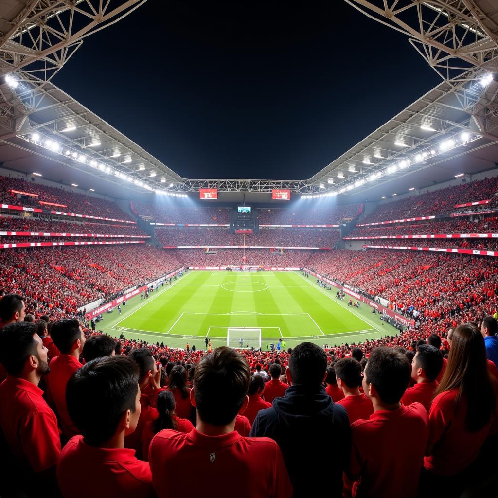 Albania Portugal Fans and Stadium Atmosphere