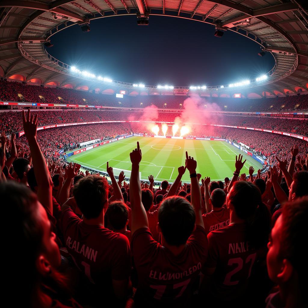 Albania vs Serbia Football Rivalry: Intense atmosphere during a heated match between the two nations.