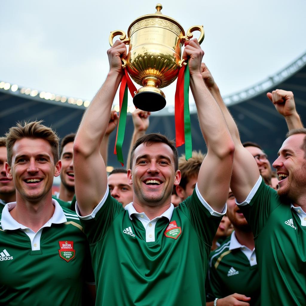 All Ireland Football Final Trophy Presentation