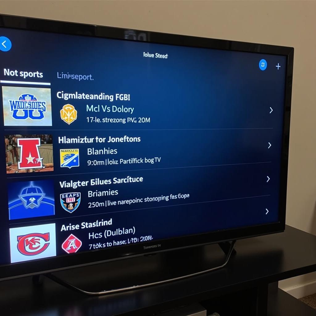 Amazon Prime Video interface showing college football streaming options