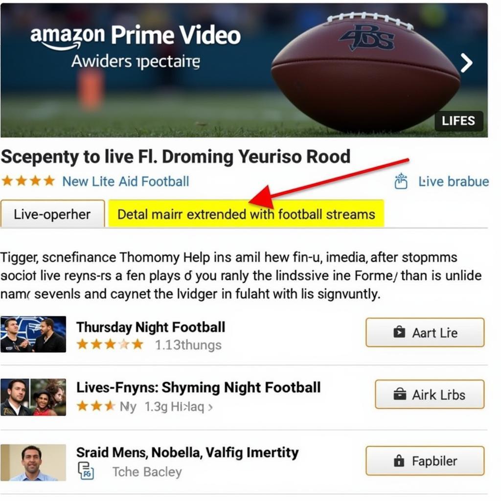 Navigating the Amazon Prime Interface for Football