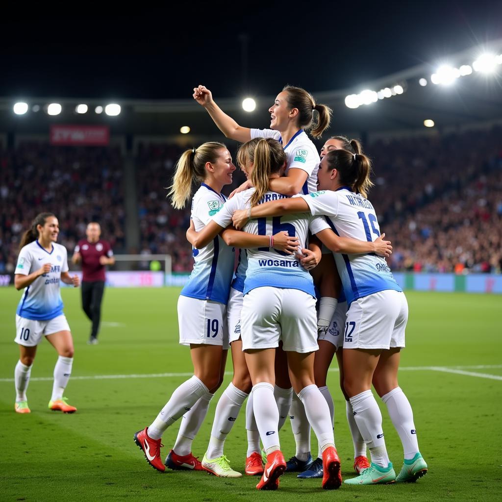 Asa Tel Aviv Women Celebrating a Goal