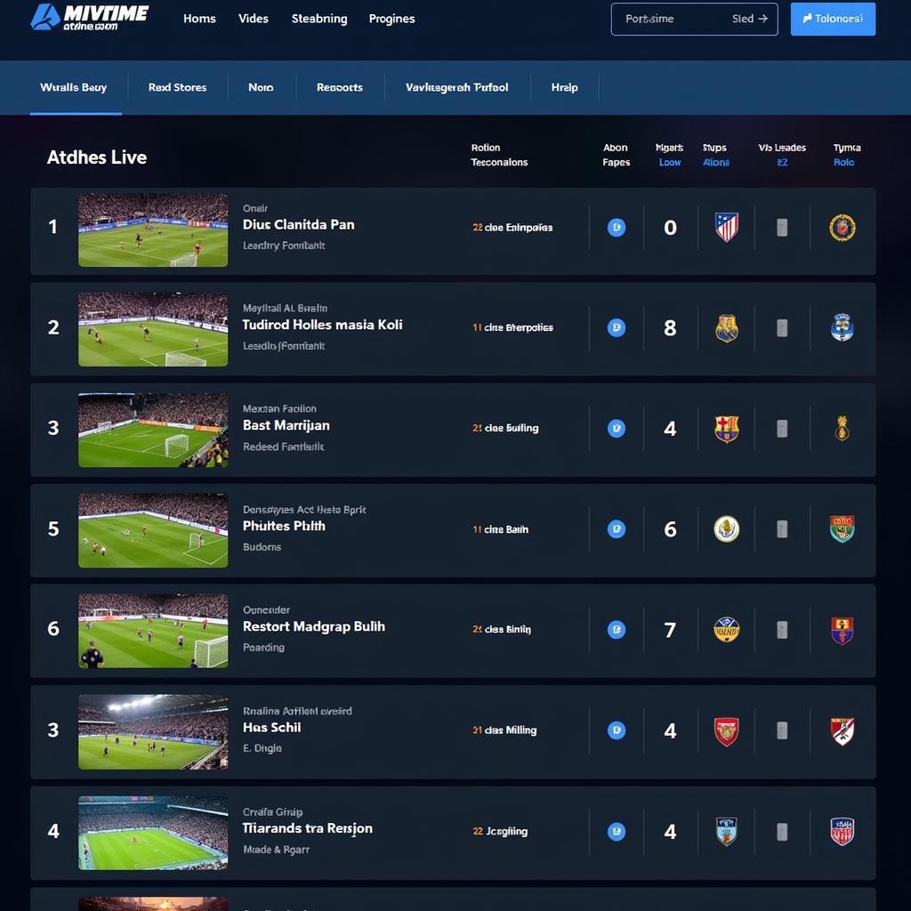 atdhe.net live football streaming platform interface