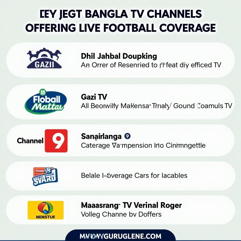 Bangla Live TV Football Channel Guide