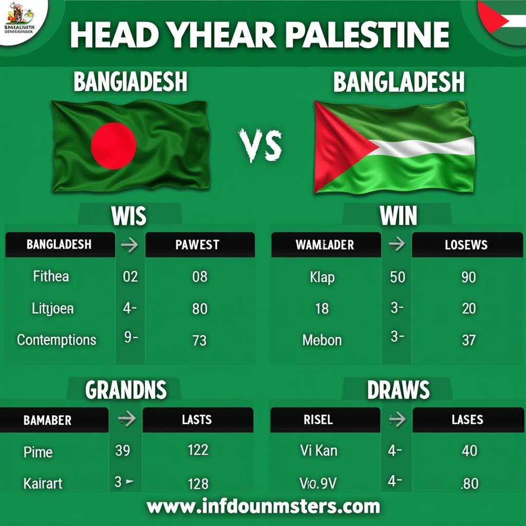 Bangladesh vs Palestine Rivalry History