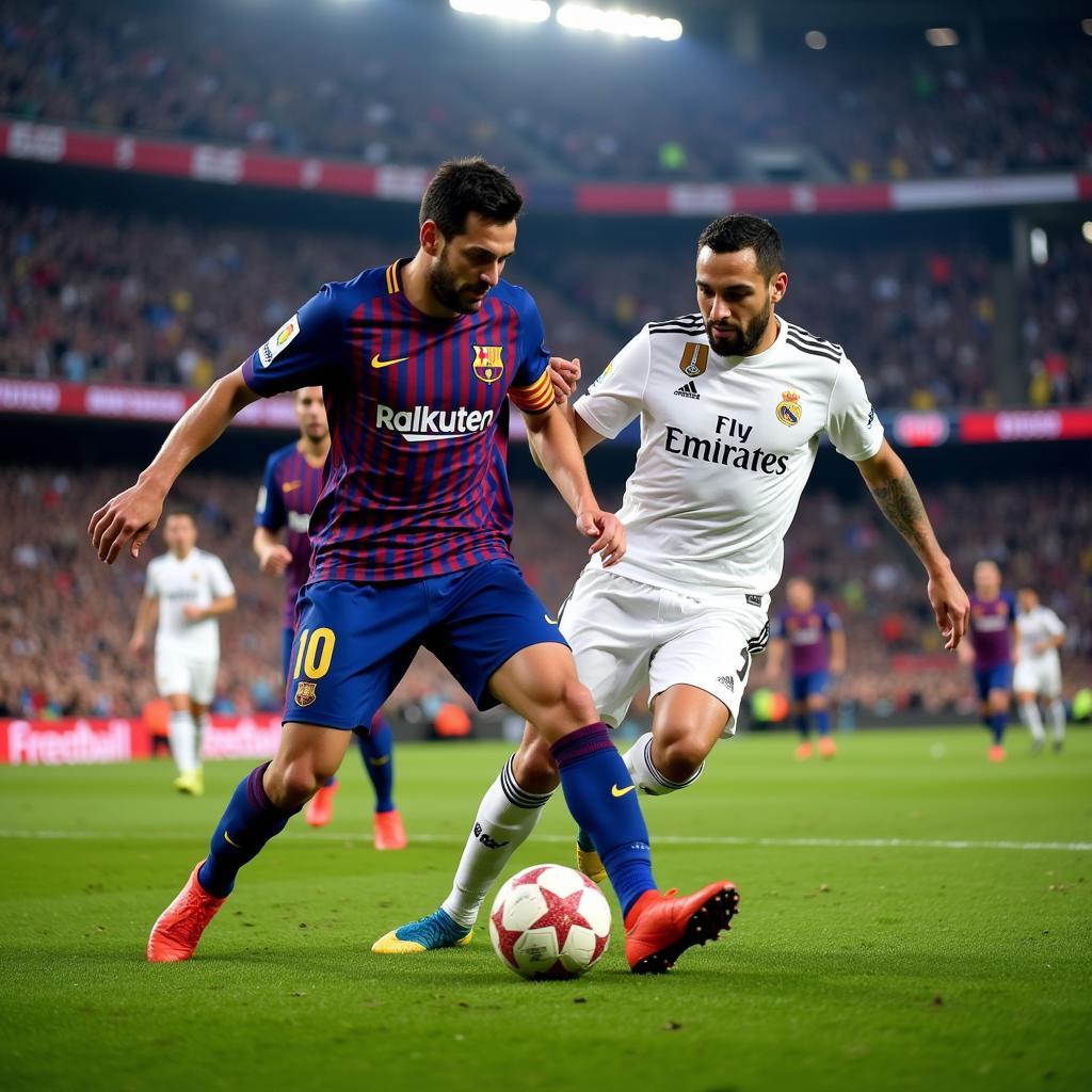 Barcelona vs Real Madrid Live Match Action