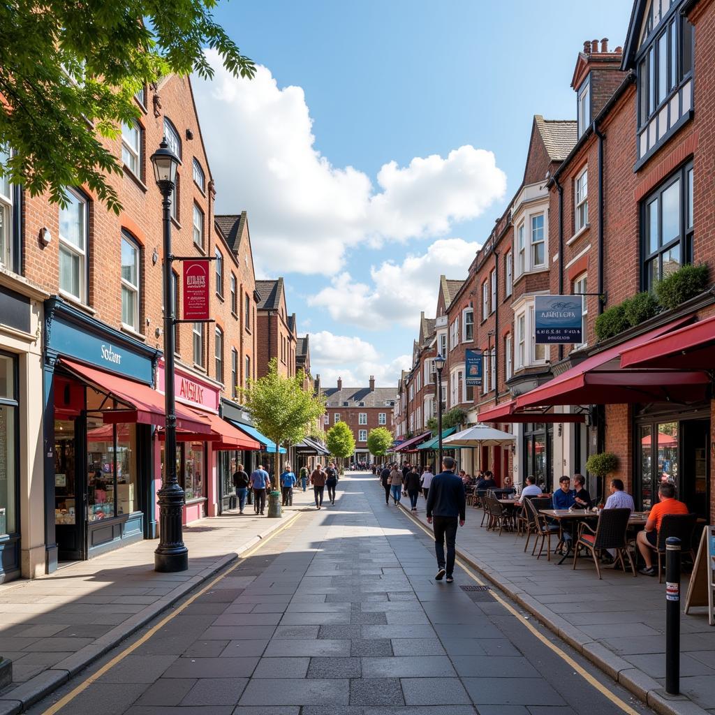 Barnet High Street Shops and Restaurants