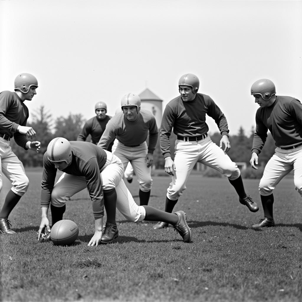 Baylor McCallie Historical Football Photo