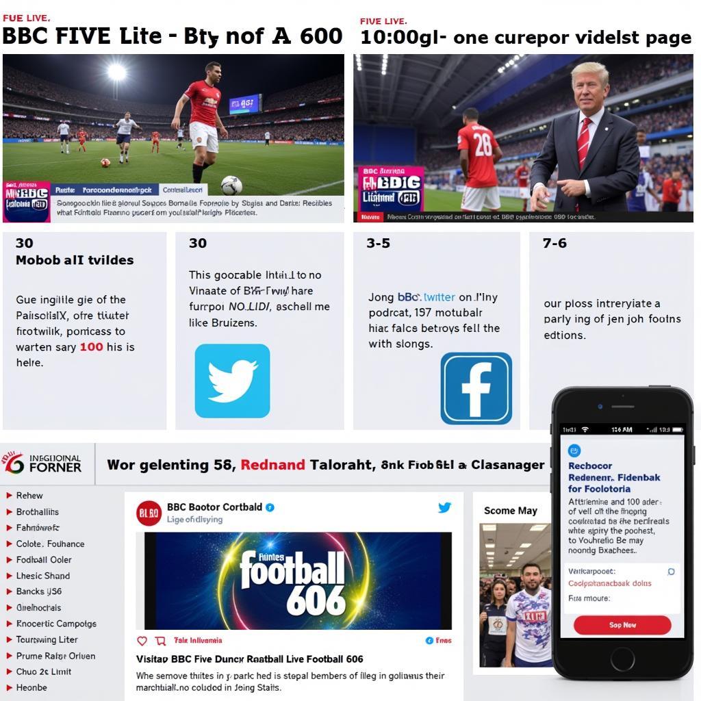 BBC Five Live Football 606 Digital Platform