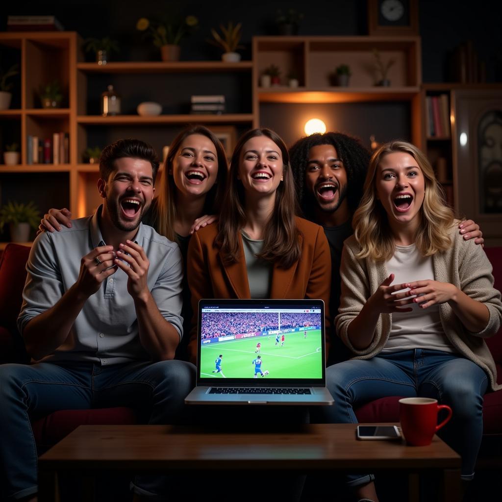 Fans watching BBC Football Focus live stream