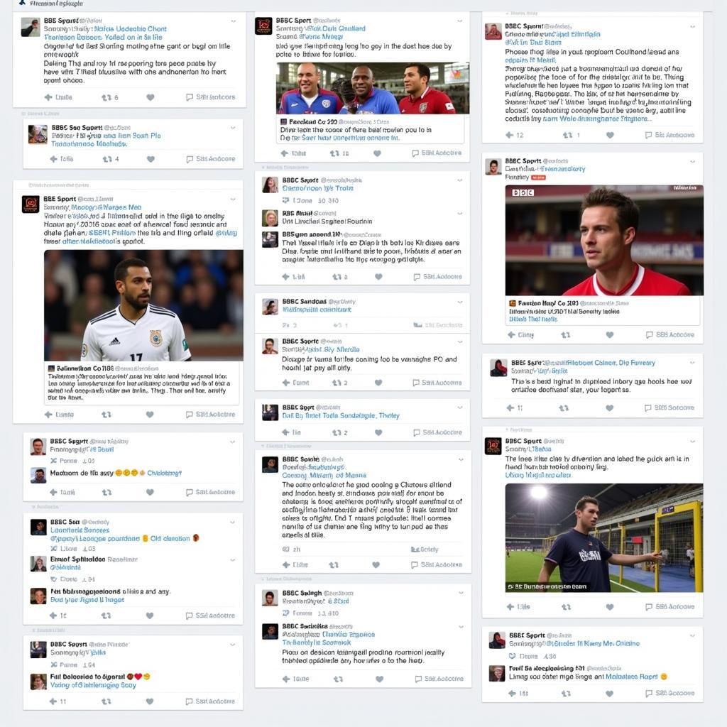 BBC Football News Social Media Updates