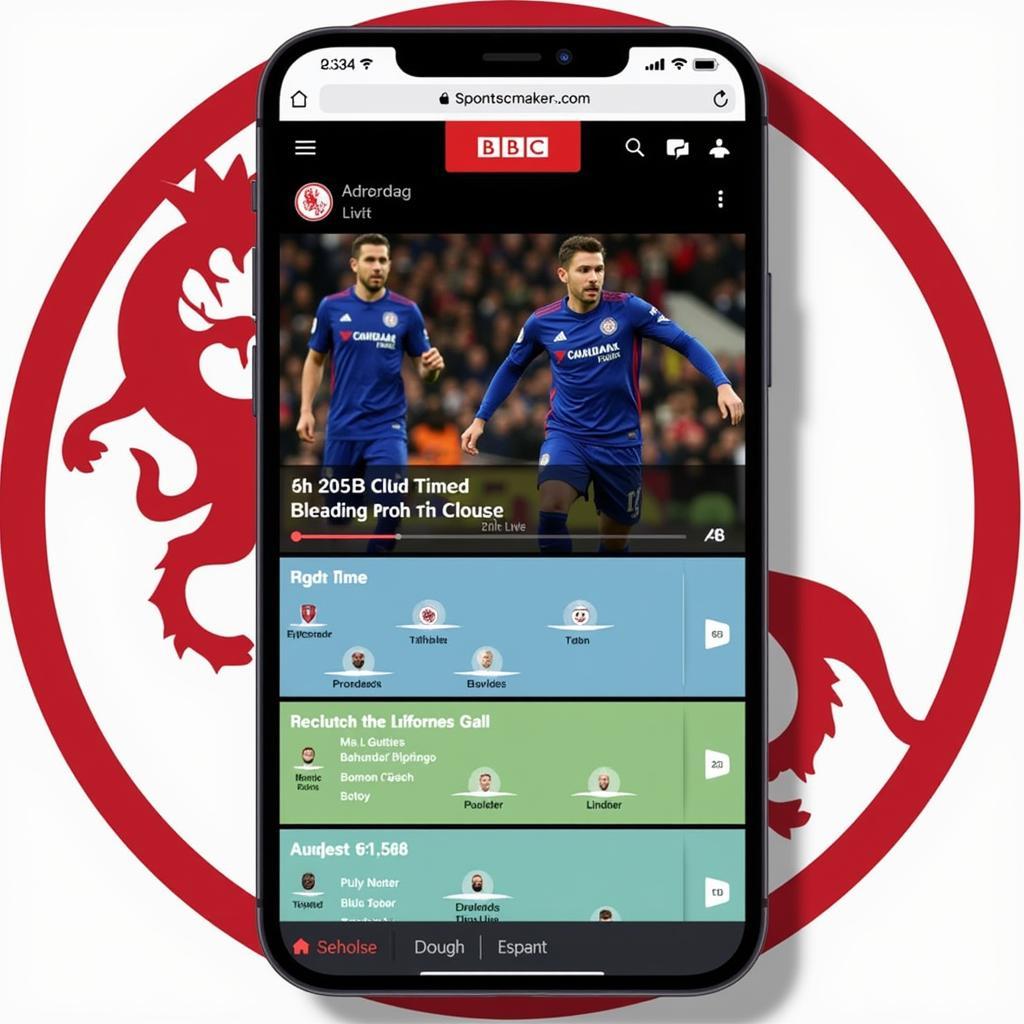 BBC Sport App Live Football