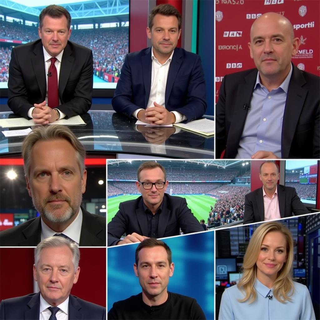 Expert Pundits and Commentators on BBC Sport Live Football