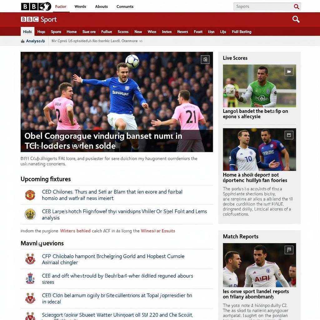 Comprehensive FA Cup Coverage on BBC Sport Website