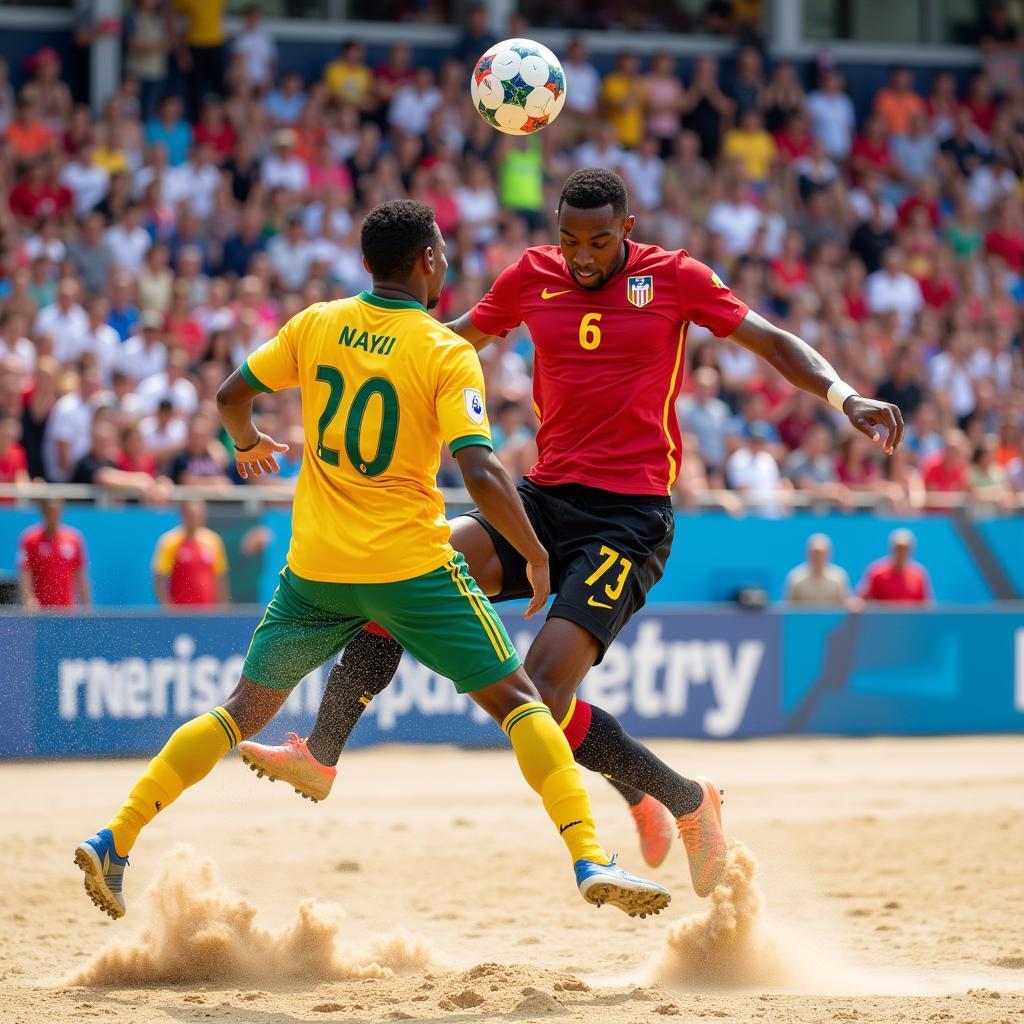 Beach Football World Cup Live Action Shot