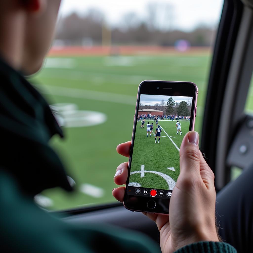 Streaming Bemidji State Football on Mobile