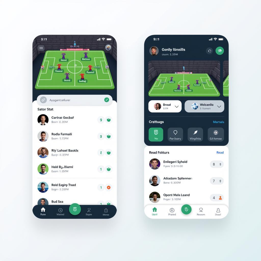 Best Live Football App Interface