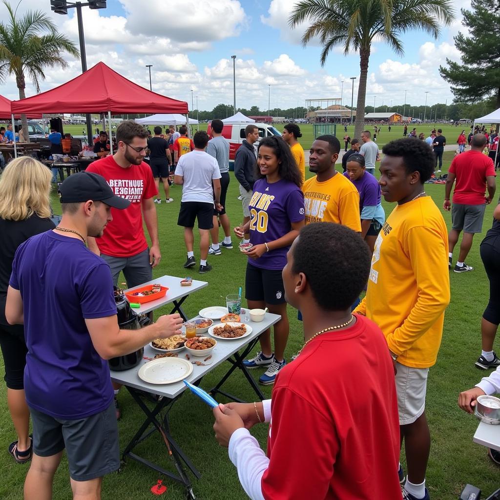 Bethune Cookman Football Tailgating Fun